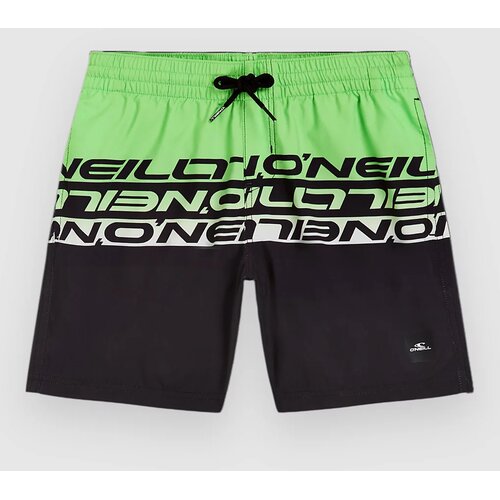 O'neill Cali Stripe 14" Kids Boardshorts green upside down Cene