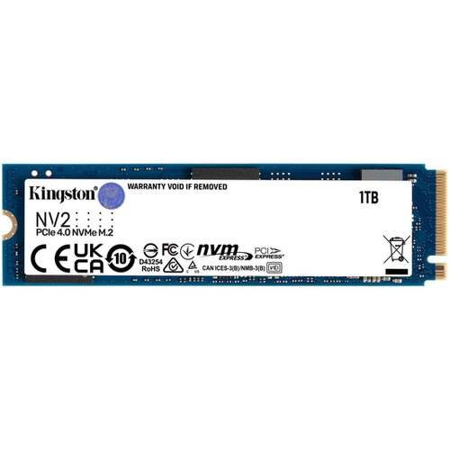 Kingston SNV2S/1000G SSD 1TB NV2 NVMe PCIe Gen 4.0×4 R/W 3500/2100MB/s Cijene