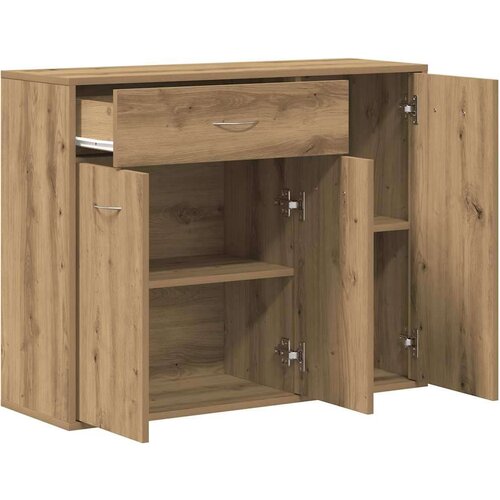 VidaXL Komoda Artisan hrast 88x30x70 cm izrađeno drvo Slike
