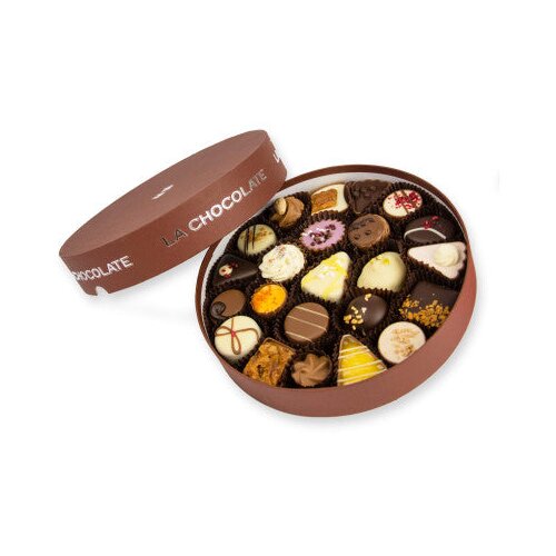 Drop shop d.o.o., La Chocolate VELIKA LA CHOCOLATE BONBONIERA - 23 PRALINEJEV Cene