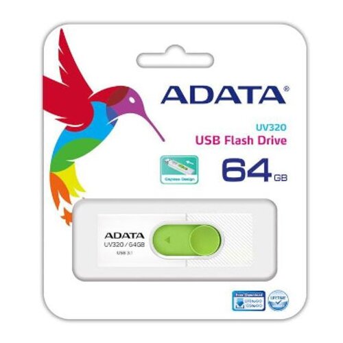 Adata UV320 USB flash drive 64 GB USB Type-A 3.2 Gen 1 (3.1 Gen 1) Green, White Cijene