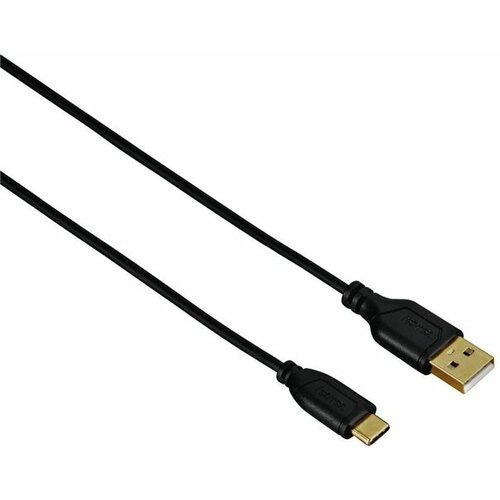 Hama (135784) kabl USB A (muški) na USB Type C (muški) 0.75m crni Slike