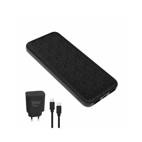Platinet S.A power bank PMPB10SETB 10000 mah 20W crni+punjac Cene