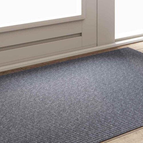  Tepih trkač Svijetlo siva 100 x 150 cm tkanina Slike