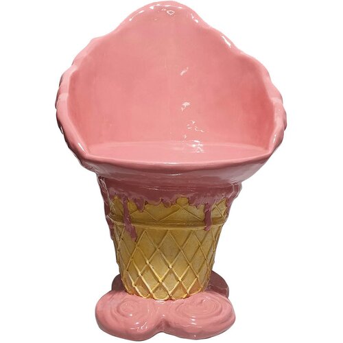 Ambia Home STOL, umetna masa pink, bež Cene