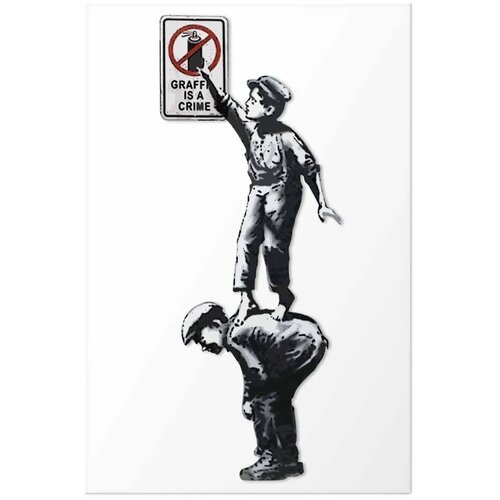 Plakat - Graffiti is a Crime 21x30 Bez okvira Slike