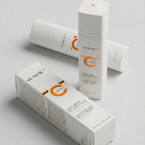 SUNEWMED+ Lightweight Vitamin C Face Cream Day &amp;amp; Night lahka krema z vitaminom C 50 ml Slike