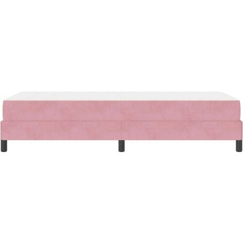Box spring krevet Ružičasta 100 x 220 cm tkanina Slike