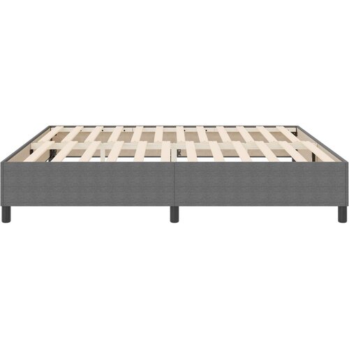  Krevetna platforma Svijetlo siva 200 x 200 cm Kordura tekstil Slike