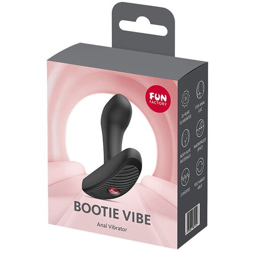 Fun Factory Analni vibrator Bootie Vibe, 6.3 cm, Crni Cene