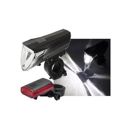 ChiliTec GmbH Fahrrad LED-Beleuchtungsset &amp;quot;CFL 60 pro&amp;quot; Slike