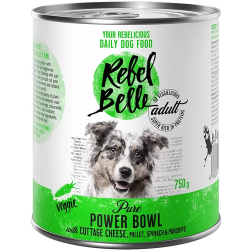 Rebel Belle Adult Pure Power Bowl - veggie 6 x 750 g