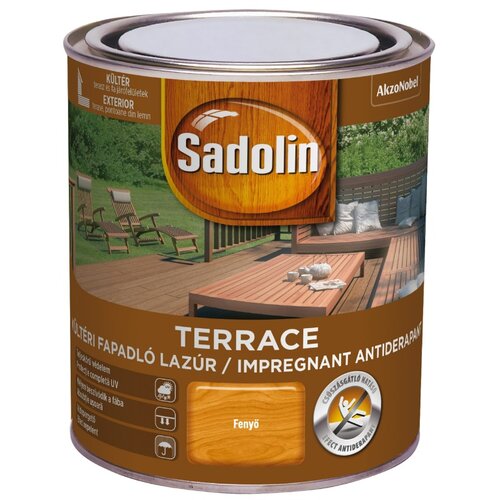 Sadolin Protiv klizni premaz za drvene gazeće povr&amp;scaron;ine Terrace 0,75l, Bor Slike