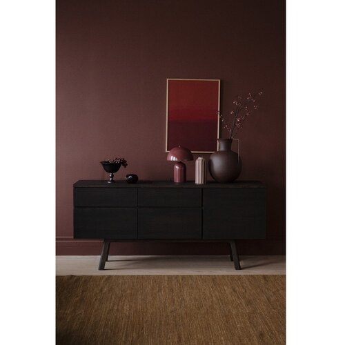 Rowico Komoda od punog hrasta u tamnoj prirodnoj boji 170x77x42 cm Cleardale &amp;ndash; Slike