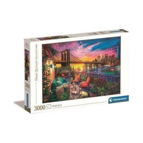 Clementoni Manhattan balcony sunset Slagalica 3000 kom Grad Cene