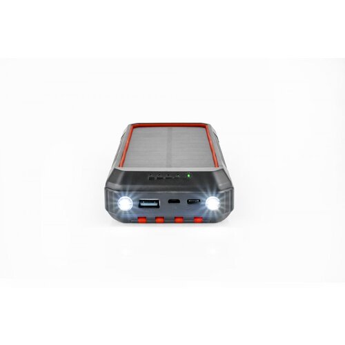 OXE Solarni Powerbank, kapacitet 33800 mAh, crveni Slike