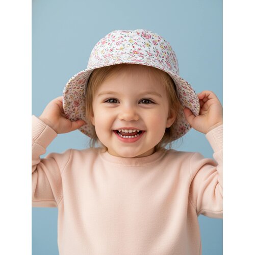 Sinsay Pamučni bucket hat s cvjetnim motivom Slike