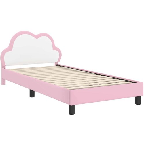  Okvir za krevet s uzglavljem Ružičasta 90 x 200 cm PU Slike