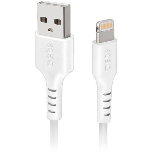 Sbs lightning usb kabel 2.0 1m TECABLEUSBIP589W Slike