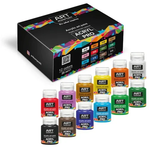  ACRYL PRO set kompozitnih akrilnih boja