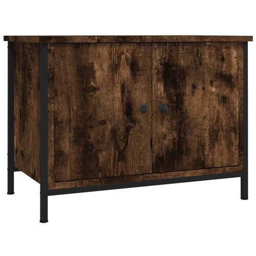 Maison Chic TV omarica - TV stojalo - Televizijska omarica dimljen hrast 60x35x45 cm inženirski les, (21699445) Slike