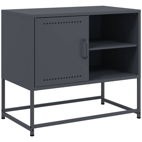 Maison Chic TV omarica - TV stojalo - Televizijska omarica antracit 68x39x60,5 cm jeklo, (21701163) Cene