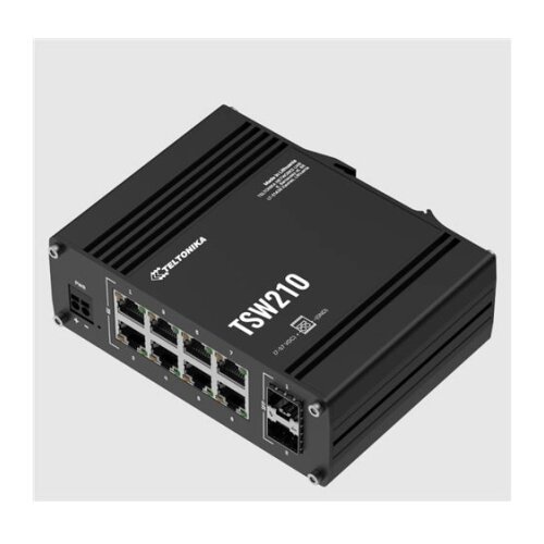Teltonika Industrijski switch Ethernet/2 SFPports TSW210 sa napajanjem Cene