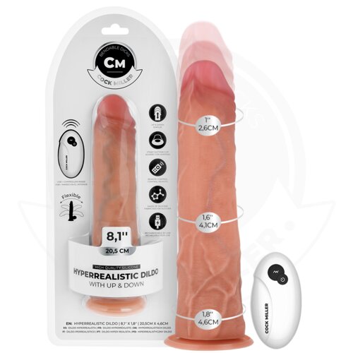 Cock Miller VIBRACIJSKI PENIS Hyper Realistic 20,5 cm Cene