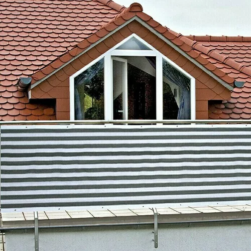 GARDOL zaštita od pogleda za balkon (sivo-bijele boje, 5 x 0,9 m)