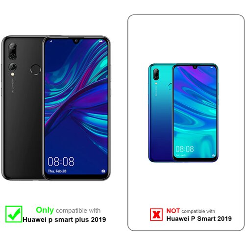  Ohi&amp;scaron;je, združljiv s Huawei v temno modri črni barvi - za&amp;scaron;čitni pokrov z magnetnim zapiranjem, stoječo funkcijo in režo za kartico, (20567543) Slike