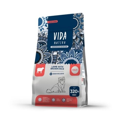 Craftia vida nativa highlands lamb with brown rice adult cat - 320 g Slike