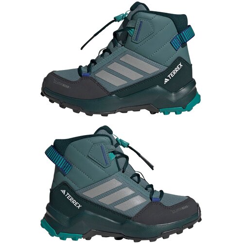 Adidas Patike za dečake Terrex Ax4R Cw+ Mid K, JS2923, Zelene Slike