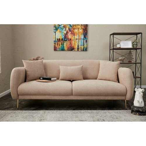 Atelier Del Sofa Simena - Beige raztegljiv trosed, (21269843) Slike
