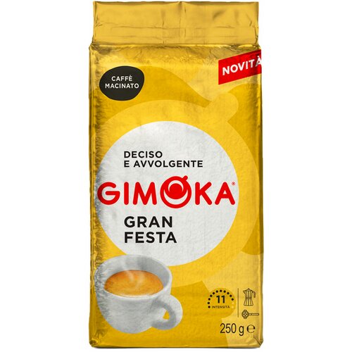 GIMOKA mešavina pržene mlevene kafe gran festa espresso 250g Slike