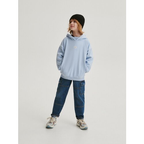 Reserved oversize pulover - modra Slike