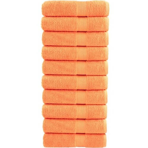 vidaXL Premium brisače SOLUND 10 kosov oranžna 70x140cm 600 g/m2 Cene