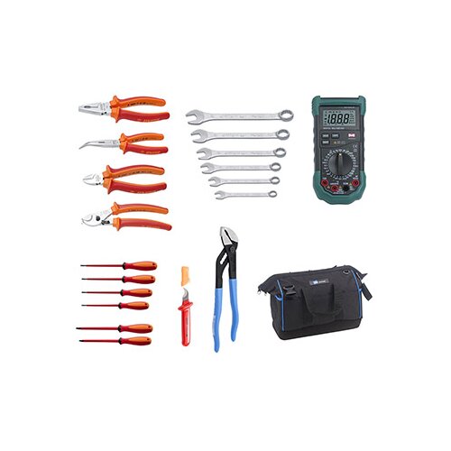 Unior set alata za električare od 19 delova u b&w torbi za alat carry 900/19C Cene