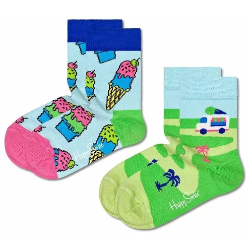 Happy Socks Dječje čarape Kids Ice Cream 2-pack