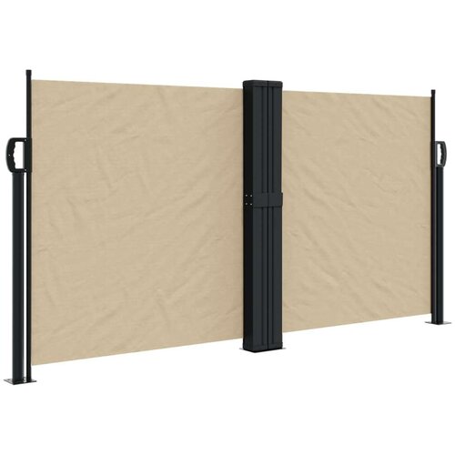  Uvlačiva bočna tenda 120 x 1000 cm bež Slike