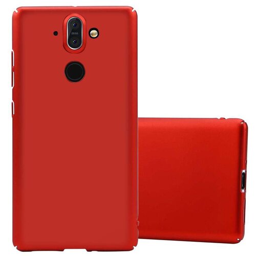 Cadorabo Case, združljiv z Nokia v kovinski rdeči barvi - trdi za&scaron;čitni pokrov v kovinskem videzu pred praskami in udarci, (20567849) Cene