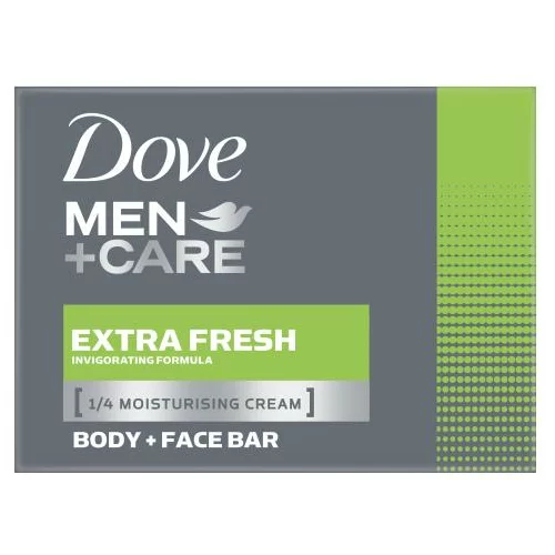 Dove Men + Care Extra Fresh Body + Face Bar tvrdi sapun 90 g za moške