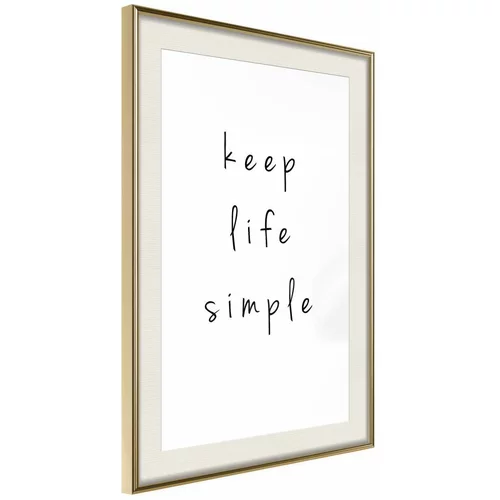  Poster - Simple Life 20x30