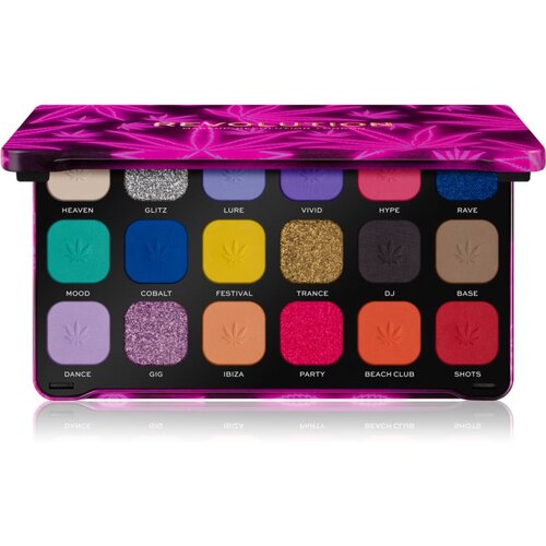 Makeup Revolution Forever Flawless paleta sjenila za oči nijansa Good Vibes Hype Forever 18 x 1.1 g Cijene