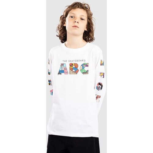Awesome ABC Skateboard ABC Classic Kids Majica z dolgimi rokavi white Slike