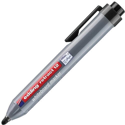 Marker ZA BIJELU PLOČU 1,5-3MM EDDING RETRACT 12 CRNI Cijene