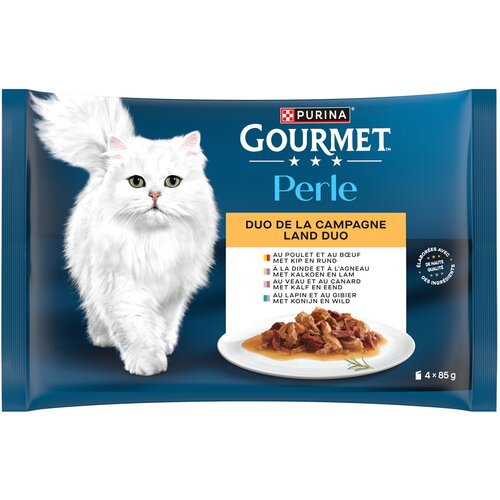  4 + 1 gratis! 5 x Gourmet Perle - Probno pakiranje: Duo sa sela 5 x (4 x 85 g) Slike
