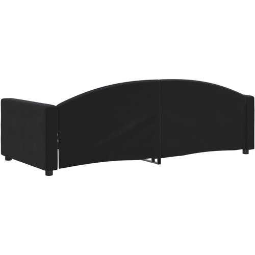  Dnevni krevet crni 90 x 190 cm bar&amp;scaron;unasti Slike