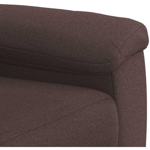  Set sofe 2 pcs Tamno smeđa Tkanina Slike