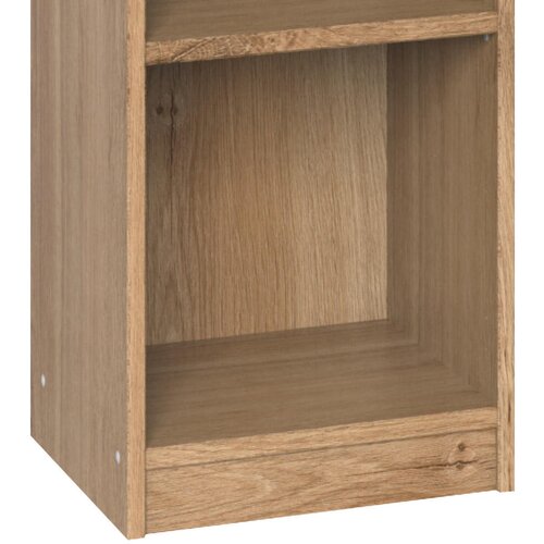 Hom`in regal 47/198/38 cm barve grafita, barve hrasta Slike