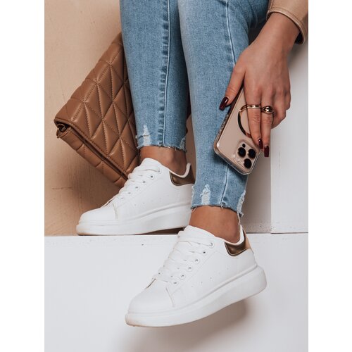 DStreet Sportowe sneakersy damskie DOMINI złote Slike